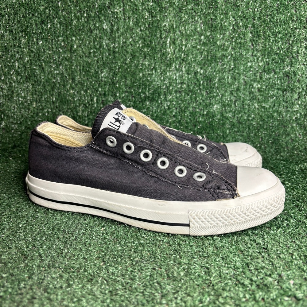 Converse Chuck Taylor All Star Slip On OX Black Canvas Sneakers Womens 7(Mens 5)